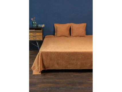 Покрывало Luxberry VELVET рыжая замша 1082