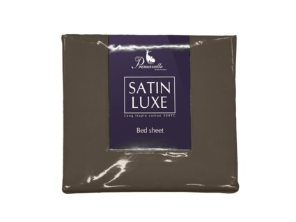Простыня Primavelle на резинке Satin Luxe (какао) 448