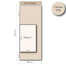 Кровать Mr.Mattress Site Box экокожа Beige